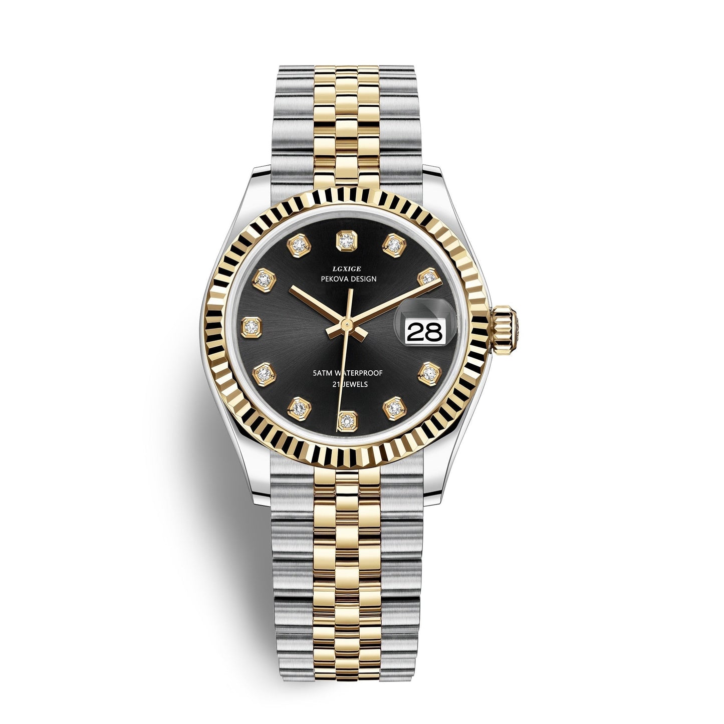 Classic Stainless Steel Wristwatch No 296 Elegant Minimalist Watch