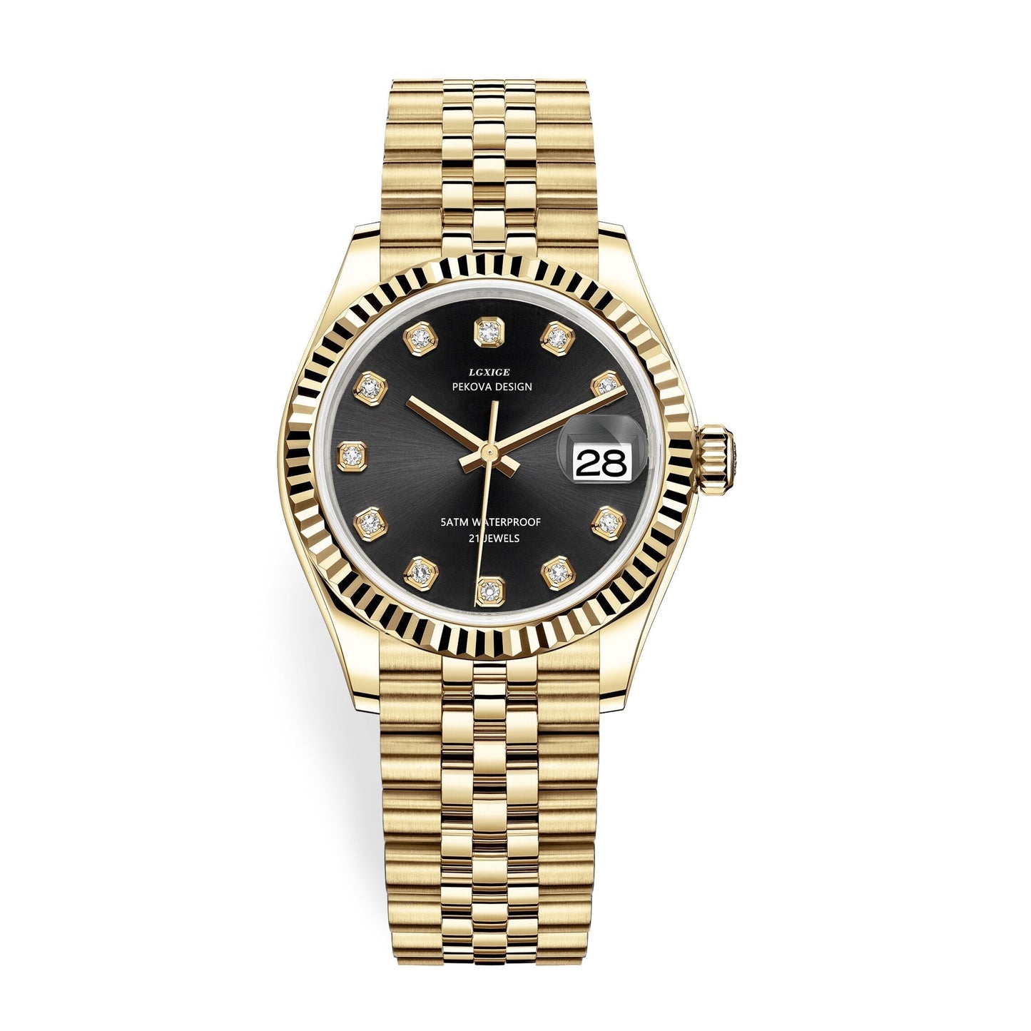 Classic Stainless Steel Wristwatch No 296 Elegant Minimalist Watch