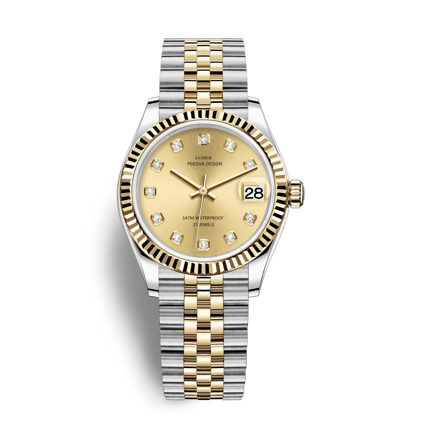 Classic Stainless Steel Wristwatch No 296 Elegant Minimalist Watch