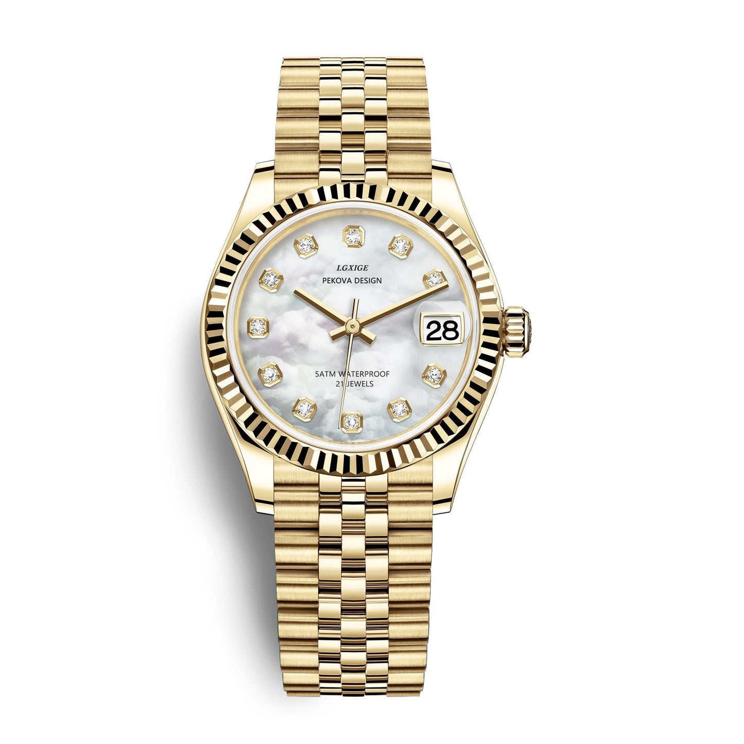 Classic Stainless Steel Wristwatch No 296 Elegant Minimalist Watch