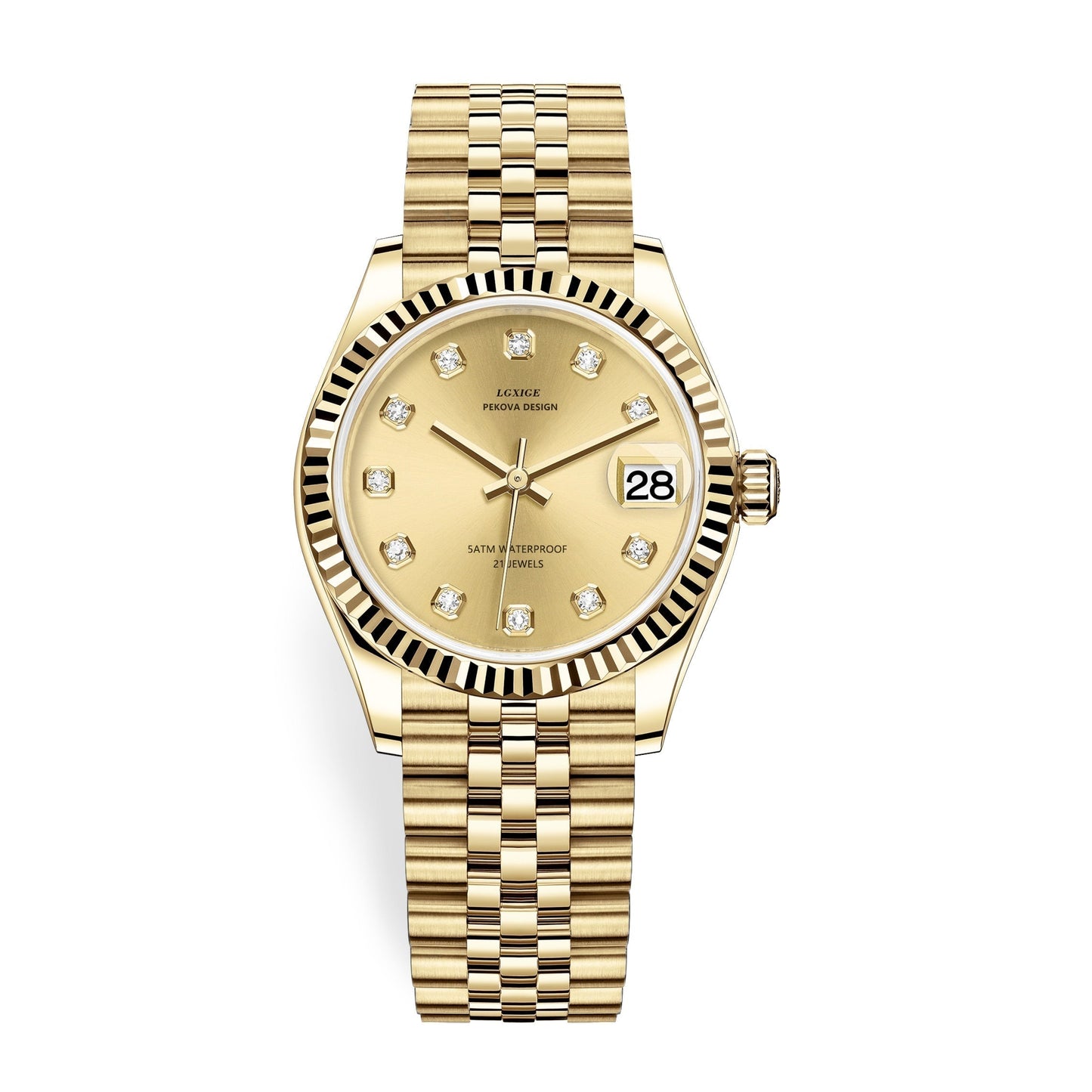 Classic Stainless Steel Wristwatch No 296 Elegant Minimalist Watch