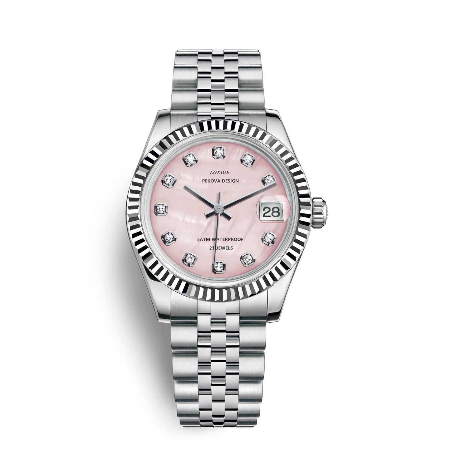 Classic Stainless Steel Wristwatch No 296 Elegant Minimalist Watch