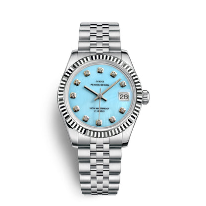 Classic Stainless Steel Wristwatch No 296 Elegant Minimalist Watch