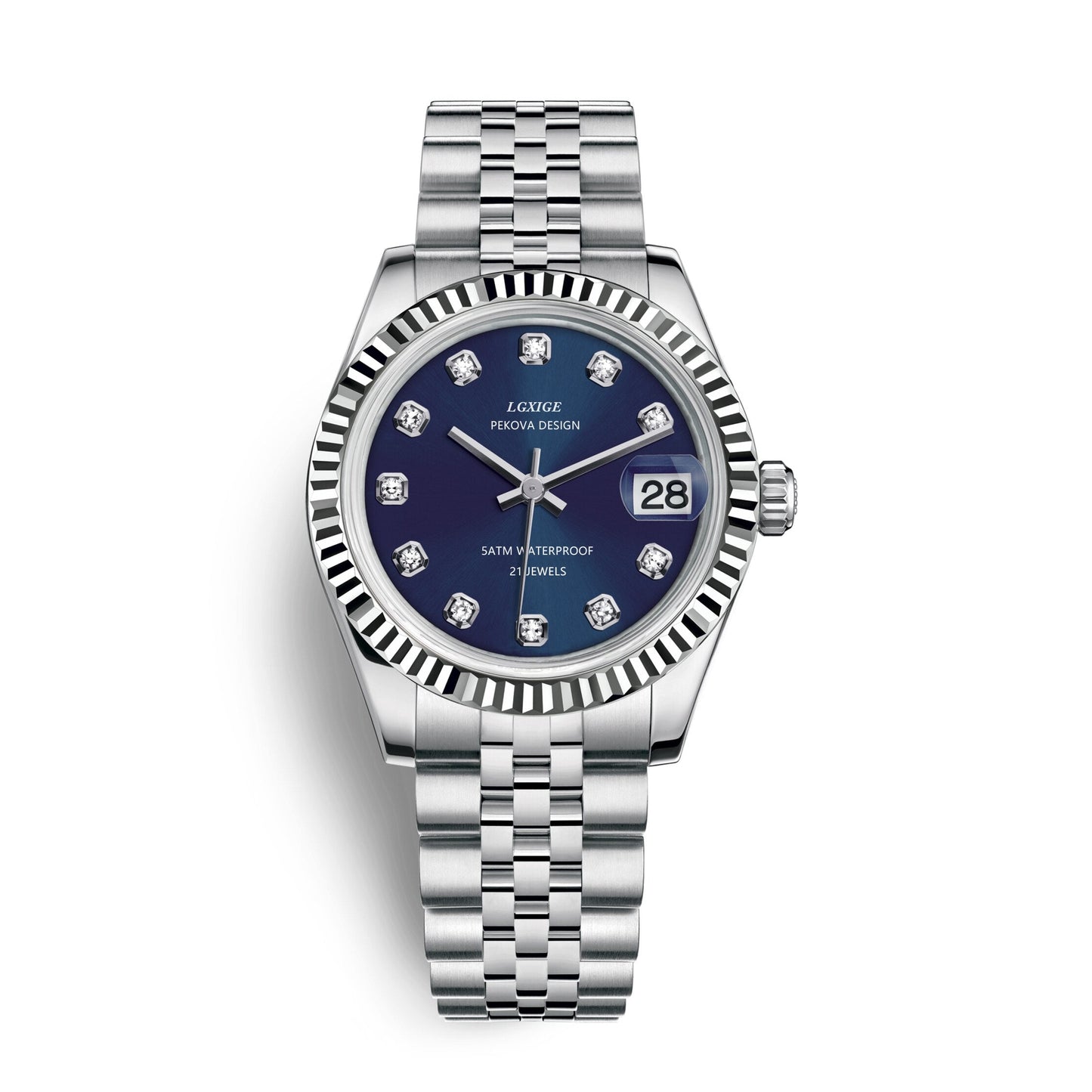 Classic Stainless Steel Wristwatch No 296 Elegant Minimalist Watch