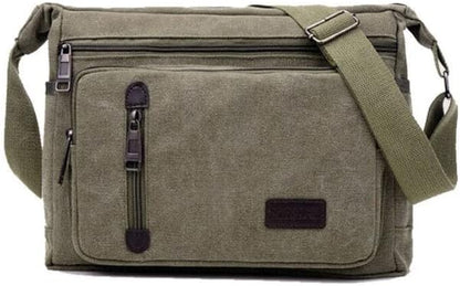ClassicLine Canvas Messenger Shoulder Bag Timeless Everyday Crossbody