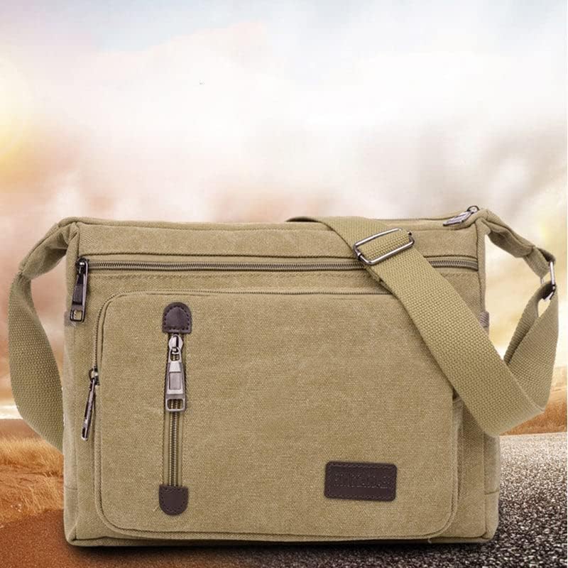 ClassicLine Canvas Messenger Shoulder Bag Timeless Everyday Crossbody