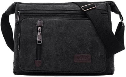 ClassicLine Canvas Messenger Shoulder Bag Timeless Everyday Crossbody
