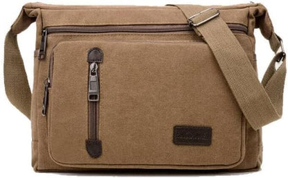 ClassicLine Canvas Messenger Shoulder Bag Timeless Everyday Crossbody