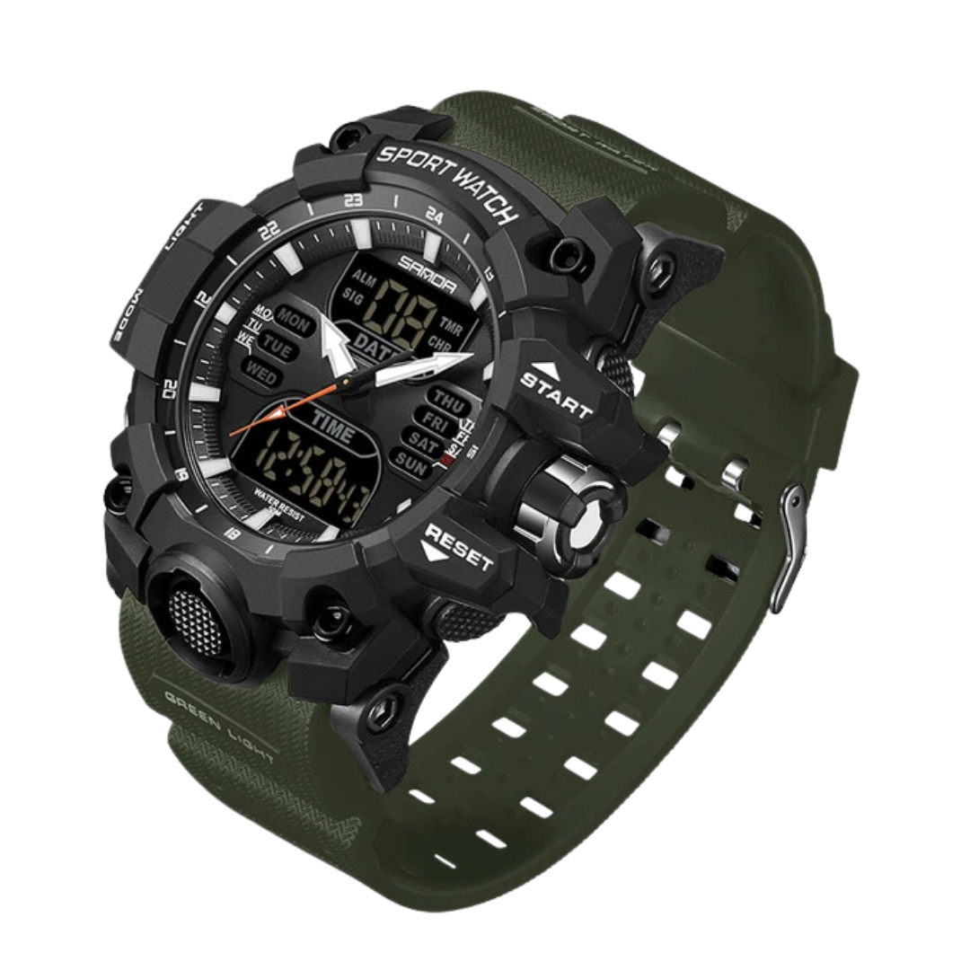 Classirex – Men's Outdoor Digital Watch with Shock and Water Resistance