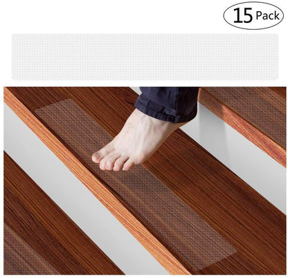 Clear Non Slip Stair Tread Strips Indoor Safety Grip Tape