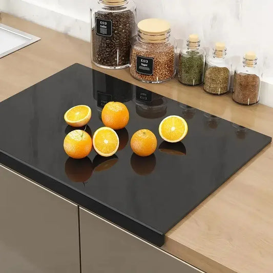 ClearBoard Acrylic Cutting Board with Lip Non Slip Design