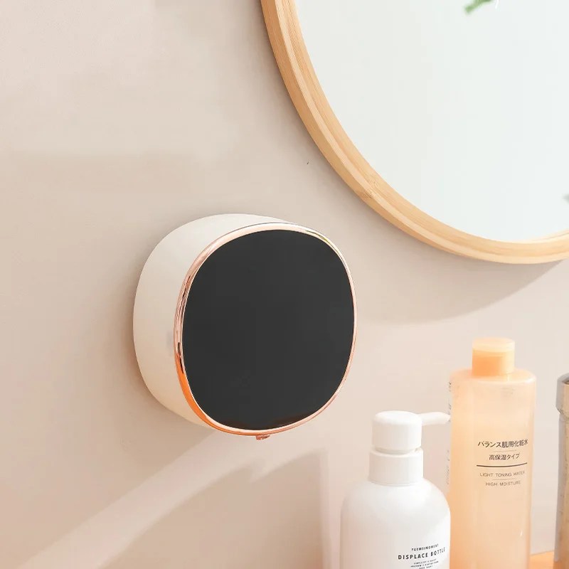 Cleon Automatic Soap Dispenser with Touchless Sensor LED Display and Rechargeable Wall Mount Design
