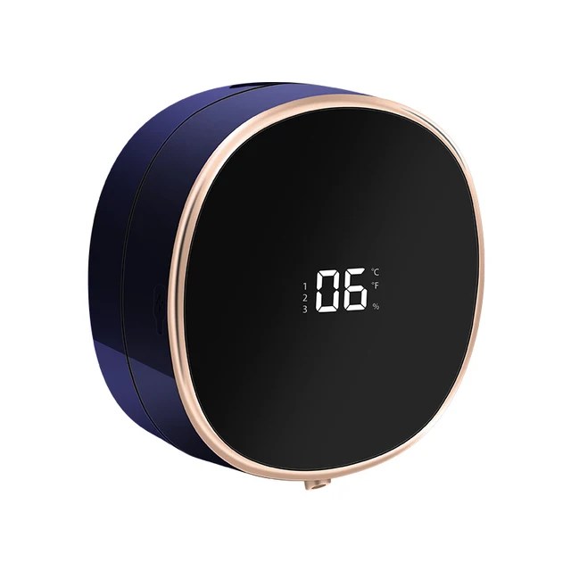 Cleon Automatic Soap Dispenser with Touchless Sensor LED Display and Rechargeable Wall Mount Design