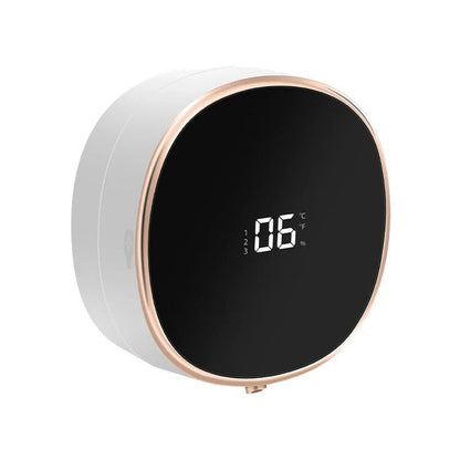Cleon Automatic Soap Dispenser with Touchless Sensor LED Display and Rechargeable Wall Mount Design