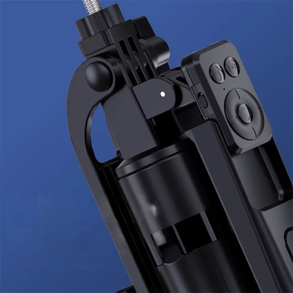 Collapsible Tripod and Selfie Stick with Bluetooth Remote