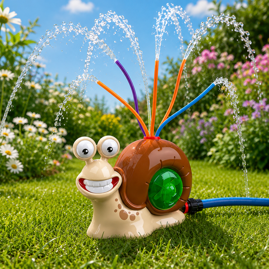 Colourful Snail Water Sprinkler for Garden Play