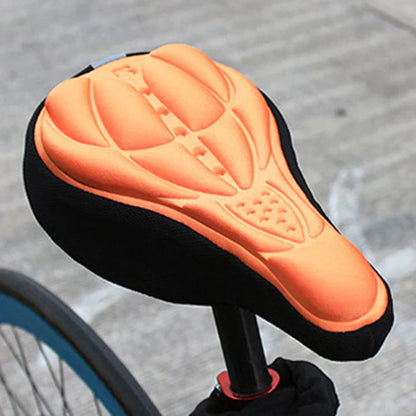 ComfortRide Bike Seat Cover with Gel Padding and Breathable Design