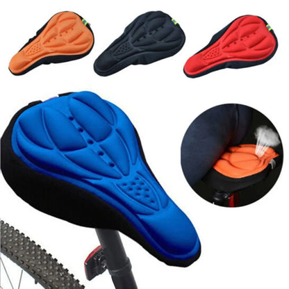 ComfortRide Bike Seat Cover with Gel Padding and Breathable Design