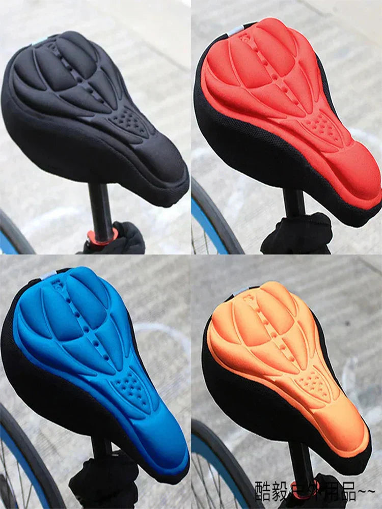 ComfortRide Bike Seat Cover with Gel Padding and Breathable Design