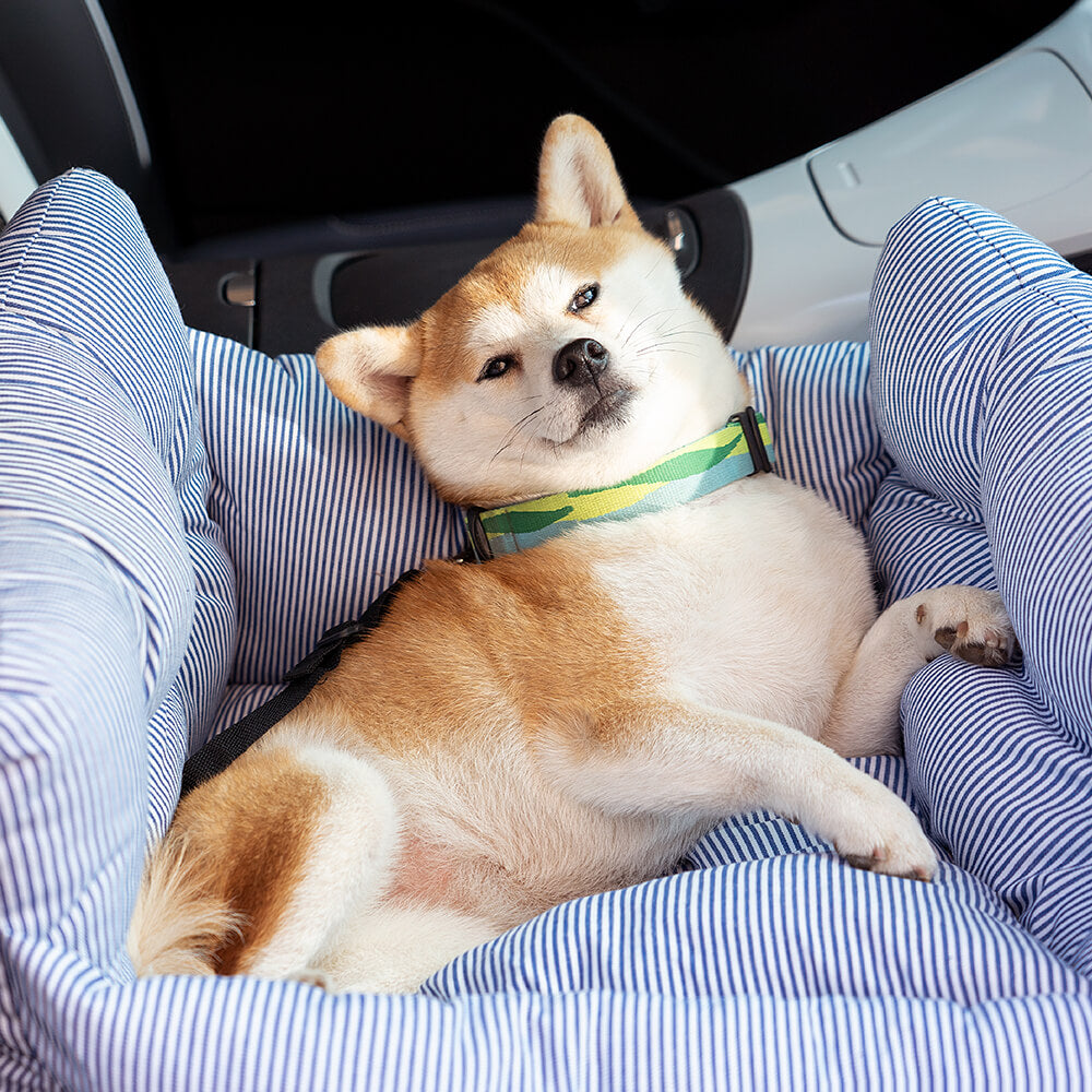 ComfyRide Dog Car Seat Bed Soft Travel Pet Carrier
