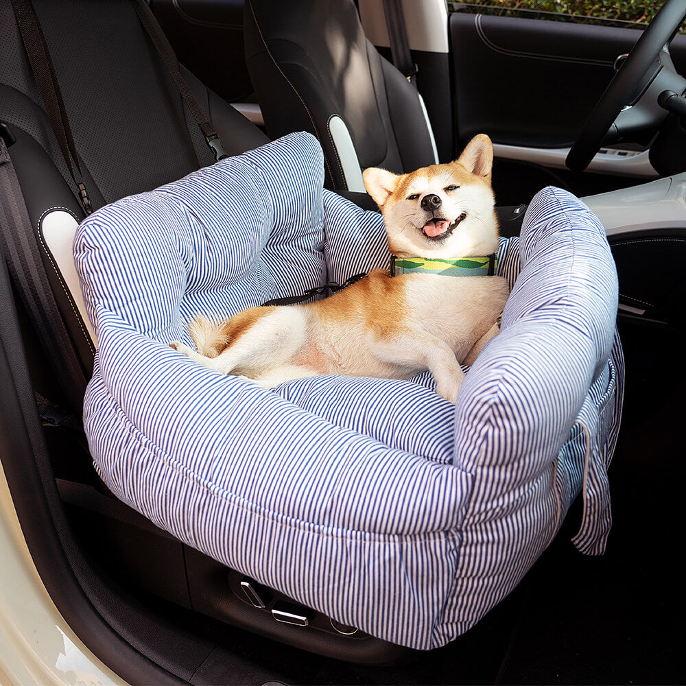 ComfyRide Dog Car Seat Bed Soft Travel Pet Carrier