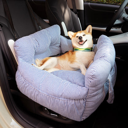 ComfyRide Dog Car Seat Bed Soft Travel Pet Carrier