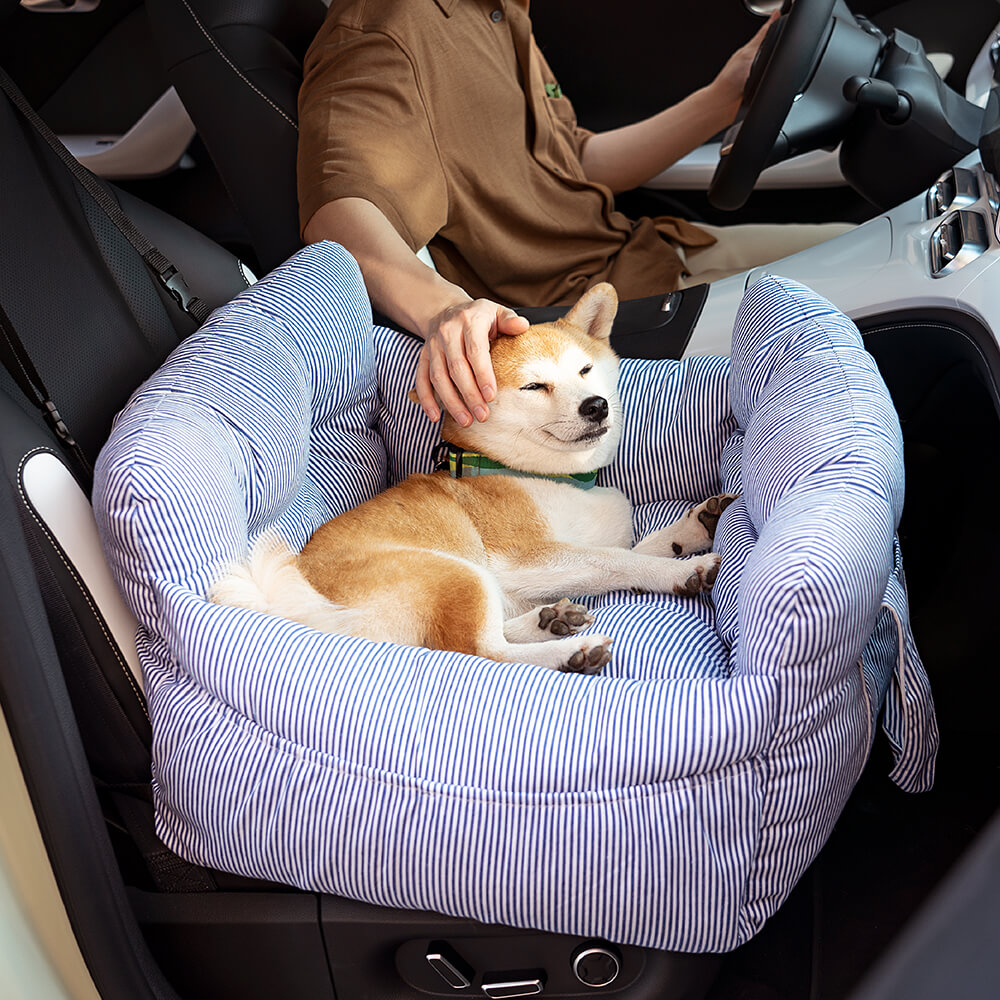 ComfyRide Dog Car Seat Bed Soft Travel Pet Carrier
