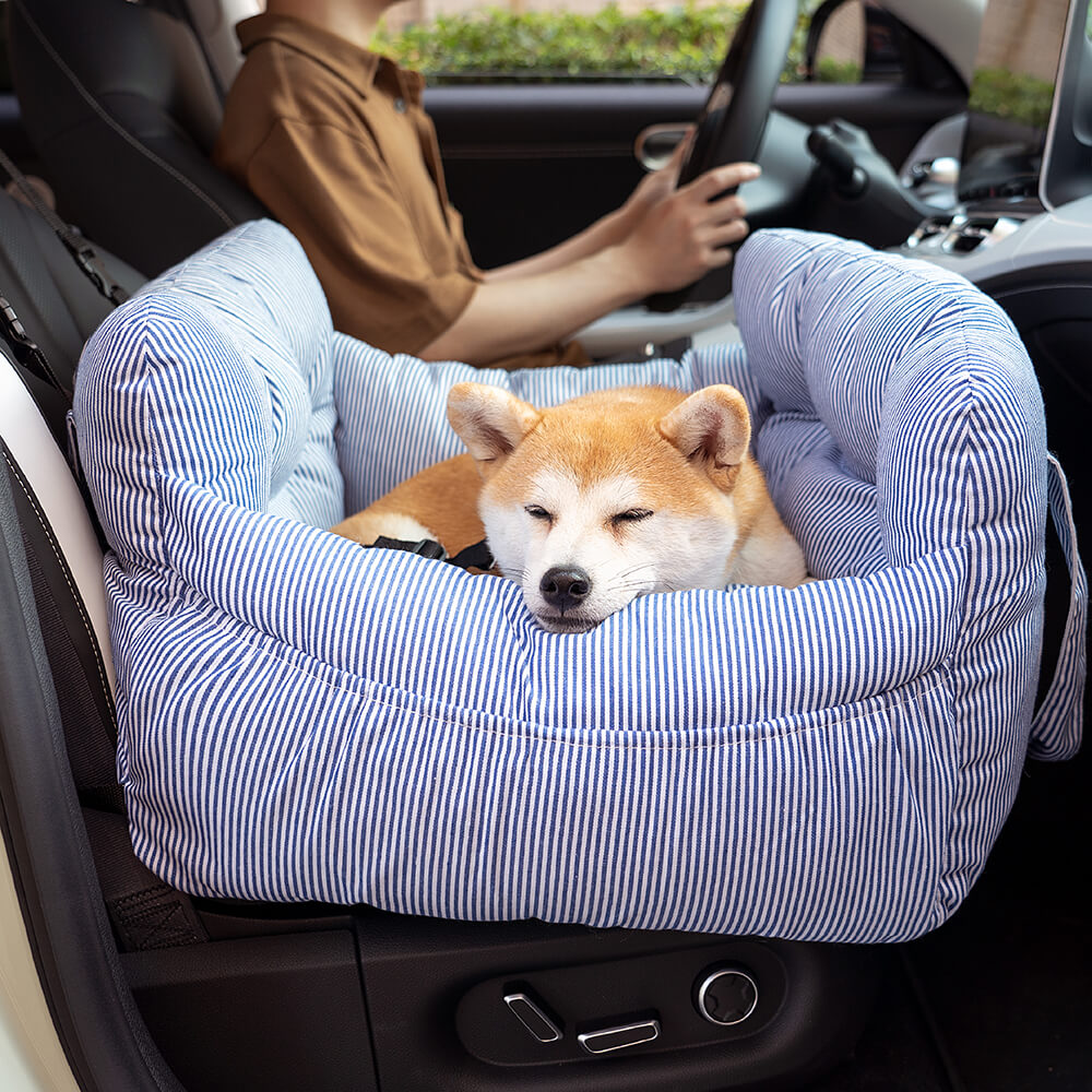 ComfyRide Dog Car Seat Bed Soft Travel Pet Carrier
