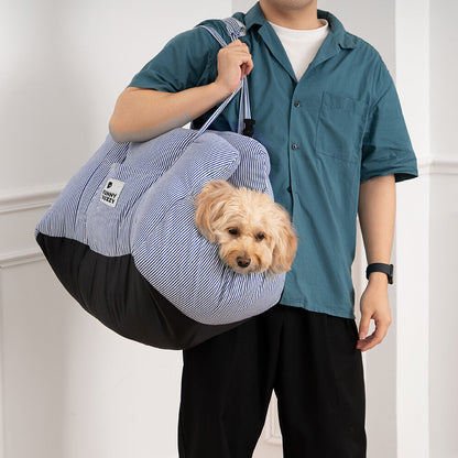 ComfyRide Dog Car Seat Bed Soft Travel Pet Carrier