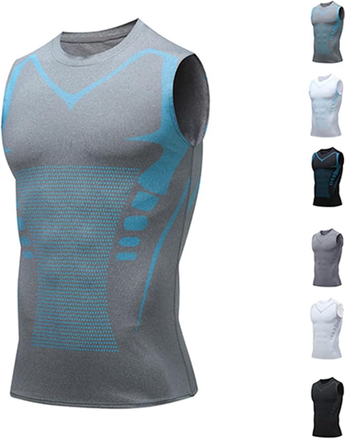 Compression Shaping Vest with Posture Support and Breathable Nylon Blend
