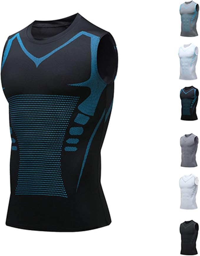 Compression Shaping Vest with Posture Support and Breathable Nylon Blend