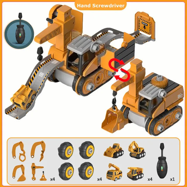 Constructo Build and Play Vehicle Set Educational Construction Toy