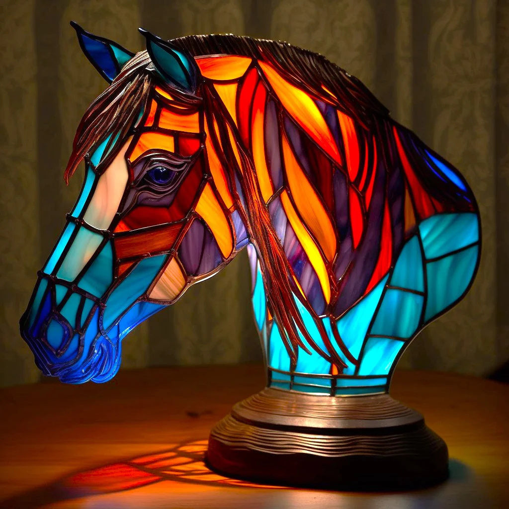Contemporary Art Inspired Table Lamp Handmade Ambient Lighting