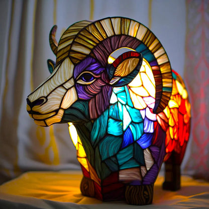 Contemporary Art Inspired Table Lamp Handmade Ambient Lighting