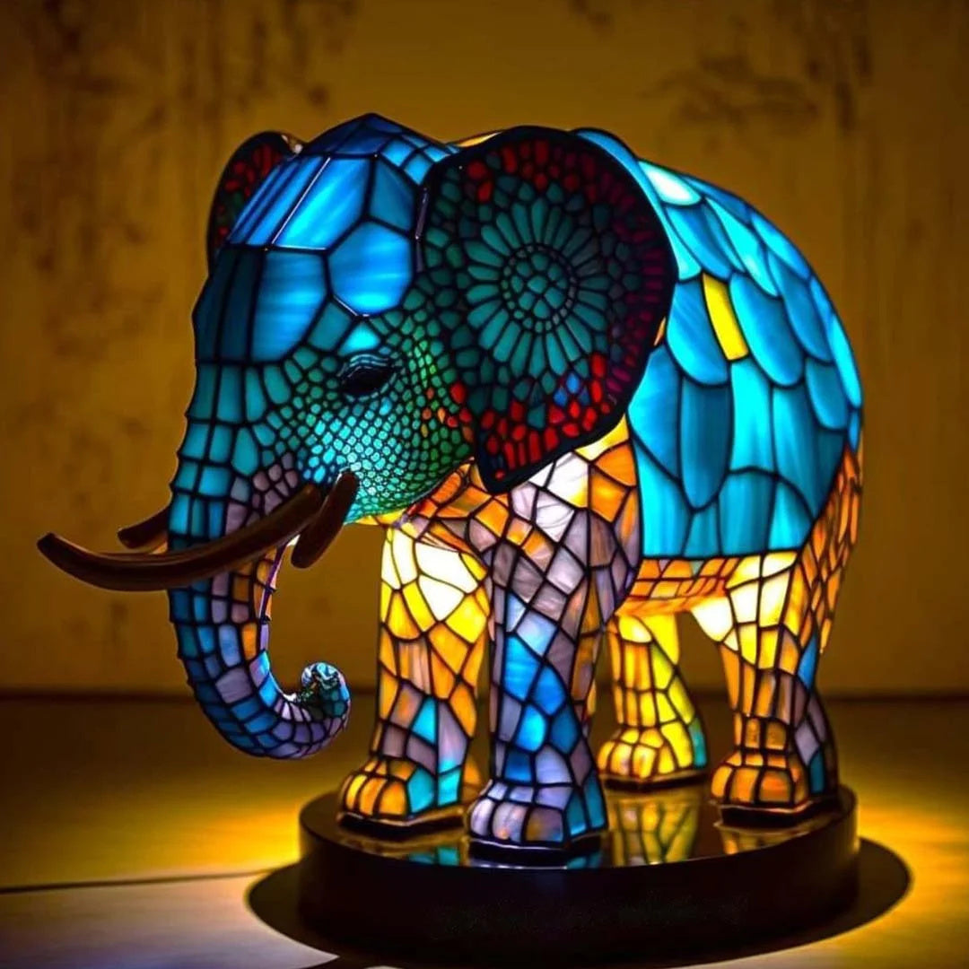 Contemporary Art Inspired Table Lamp Handmade Ambient Lighting