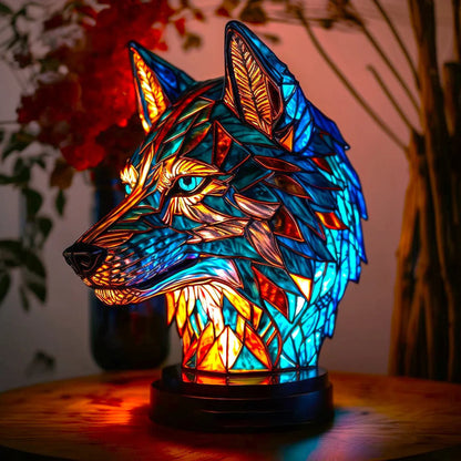 Contemporary Art Inspired Table Lamp Handmade Ambient Lighting