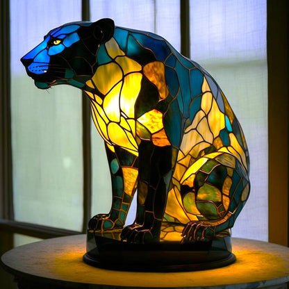 Contemporary Art Inspired Table Lamp Handmade Ambient Lighting