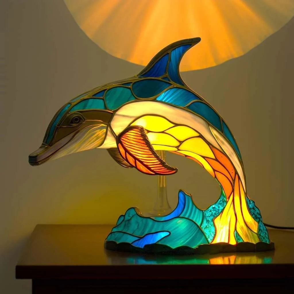 Contemporary Art Inspired Table Lamp Handmade Ambient Lighting