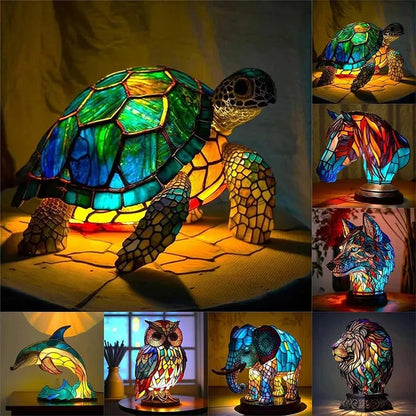 Contemporary Art Inspired Table Lamp Handmade Ambient Lighting