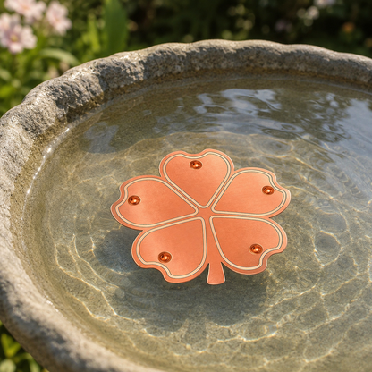 Copper Bird Bath Purifier Flower Disc for Algae Control