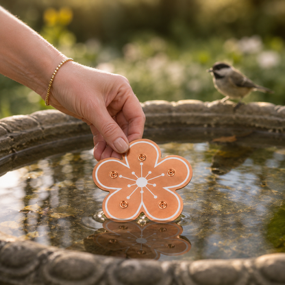 Copper Bird Bath Purifier Flower Disc for Algae Control