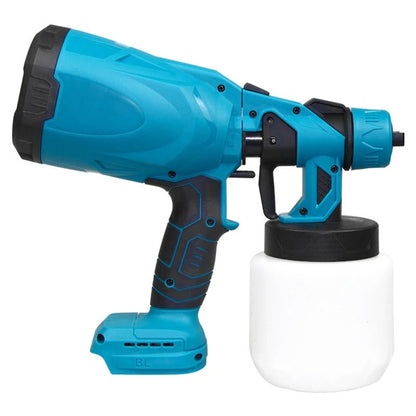 Cordless 800ml Paint Sprayer Gun Compatible with Makita 18V Battery
