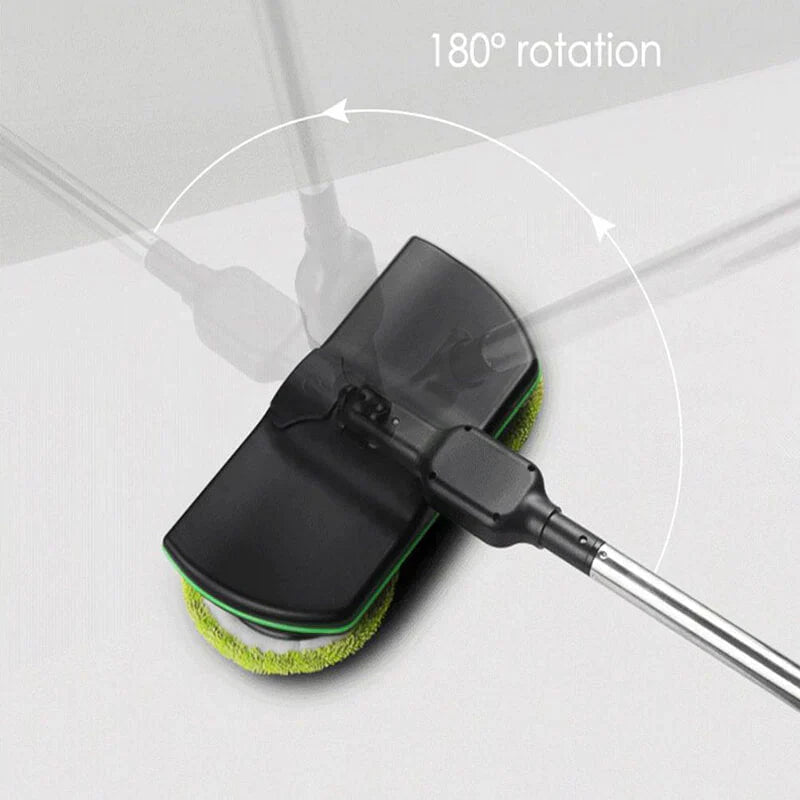 Cordless Electric Mop with Rechargeable Battery and Dual Spin Heads
