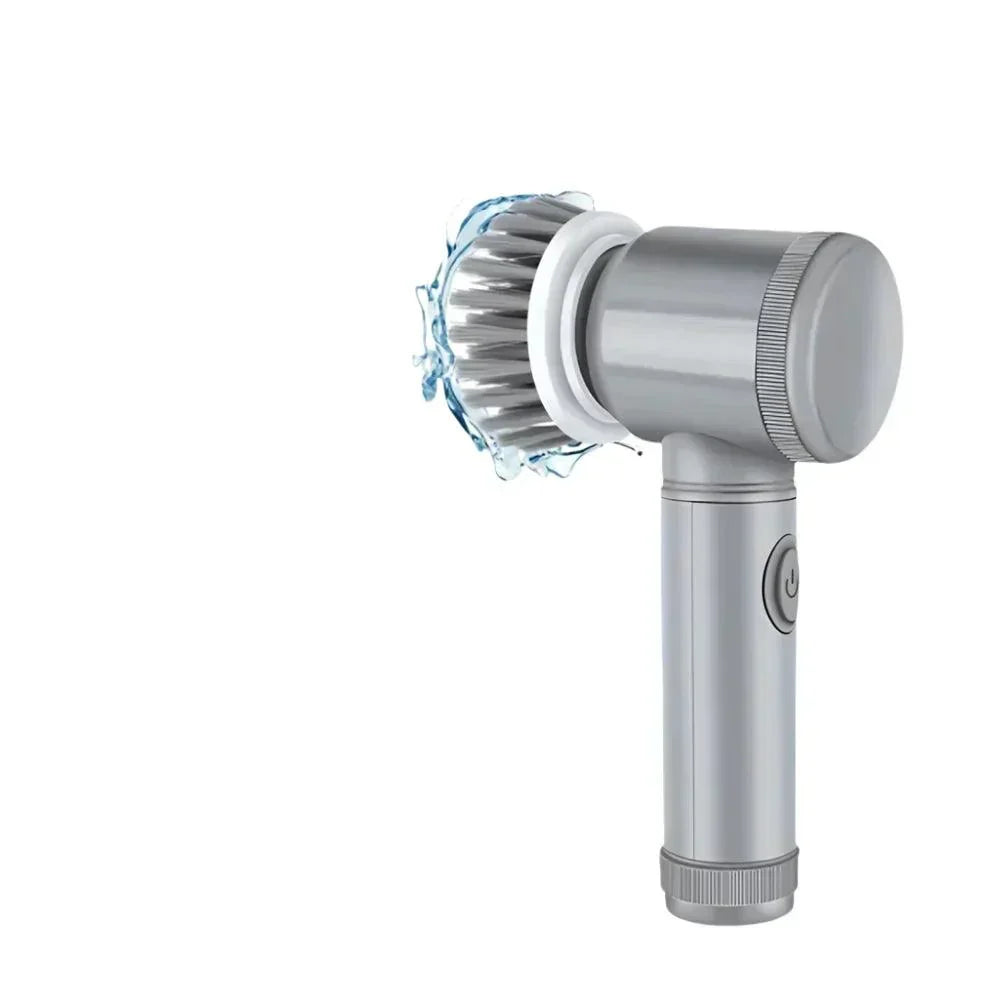 Cordless Electric Spin Scrubber with 6 Brush Heads