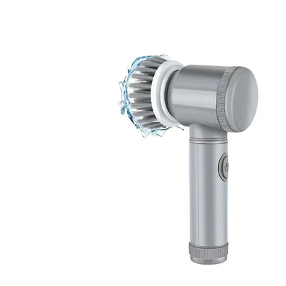 Cordless Electric Spin Scrubber with 6 Brush Heads