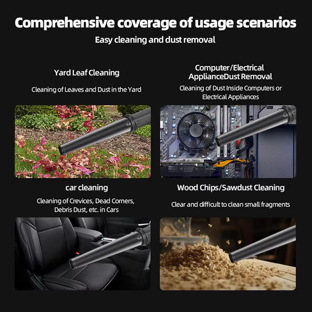 Cordless Leaf Blower 20V – Battery-Powered Blower for Cleaning & Gardening