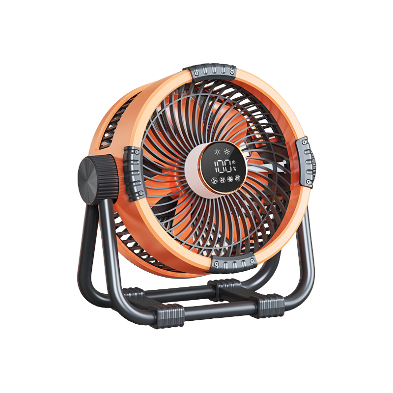 Cordless Outdoor Fan with LED Light and 20000mAh Battery