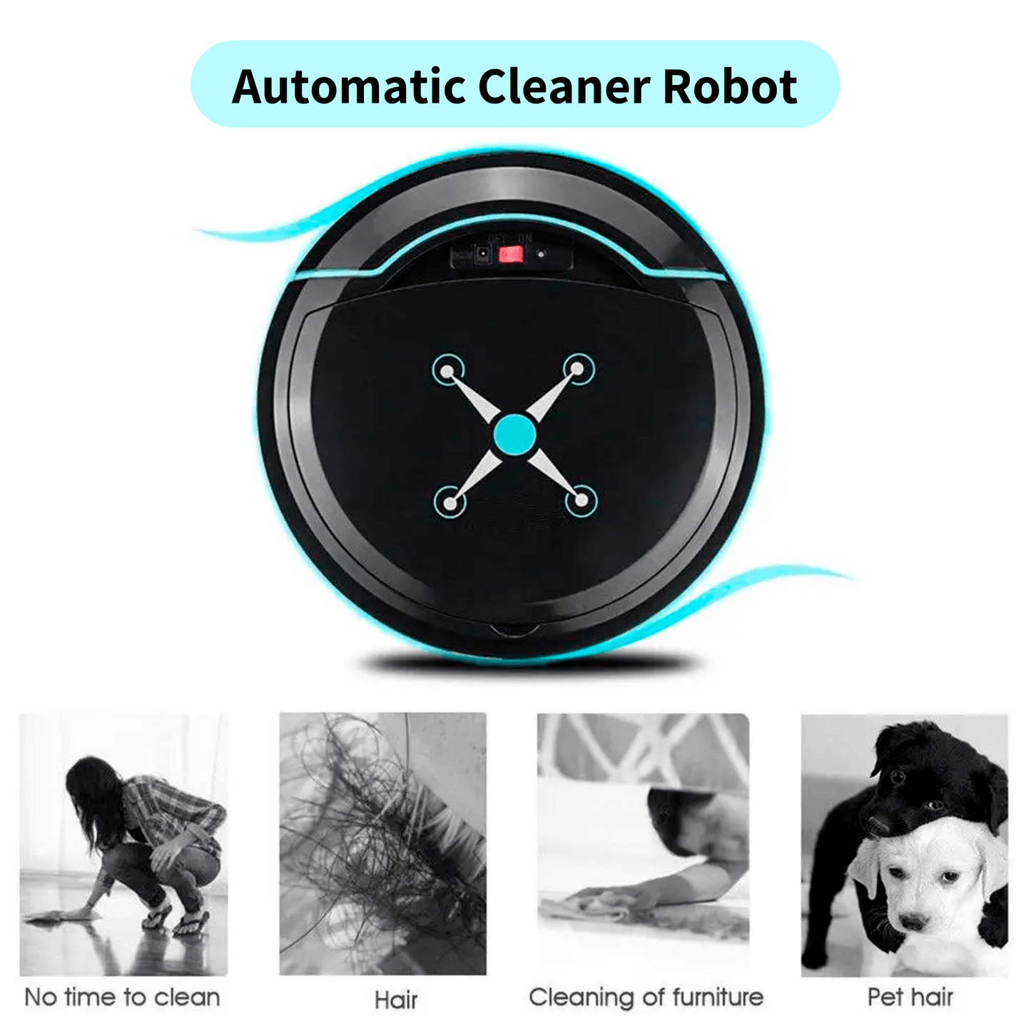 Cosmos Pro Robot Vacuum Cleaner with Mop Smart Self Charging Floor Cleaning Robot