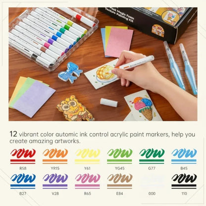 Creative Texture Art Markers and Tools for Model Making