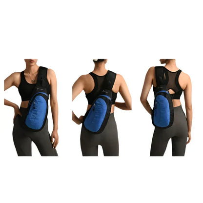 CrossCarry Waterproof Sling Bag for Travel Hiking and Everyday Use